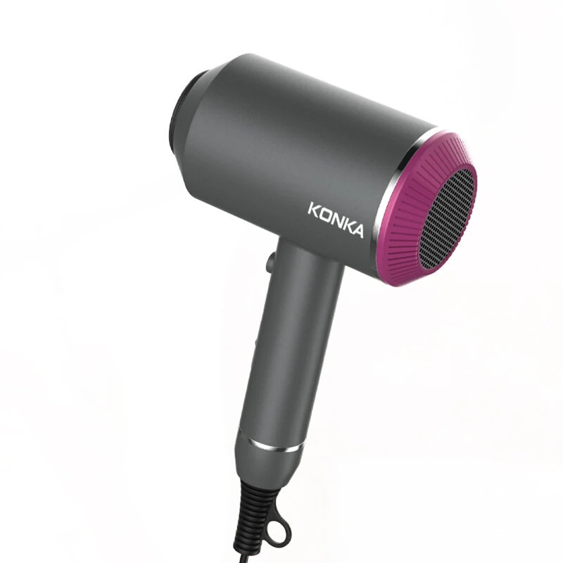 (image for) KONKA KG-1601 Hair Dryer 1600W 3 Drying Modes with Focused Airflow Nozzle Detachable Rear Cover 220V